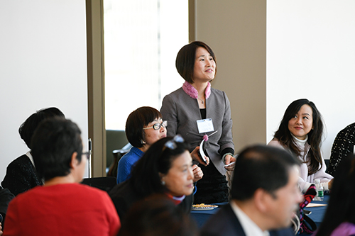 More than 40 guests attended the lunch reception.