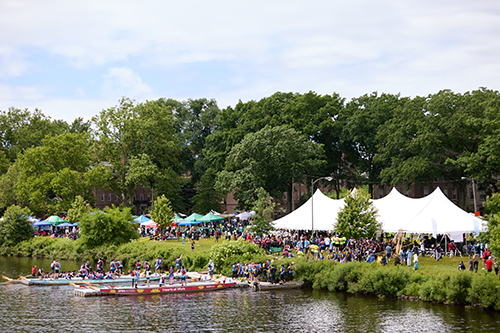 1 The 45th Boston Hong Kong Dragon Boat Festival attracted over 20,000 revellers. The HKETONY is the naming sponsor for the festival.