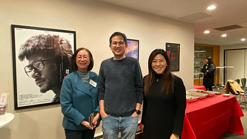  The Director of New York ETO Maisie Ho (right) with film producer Paul Chan (centre) and Hong Kong Tourism Board's Senior Manager Linda Ho (left).