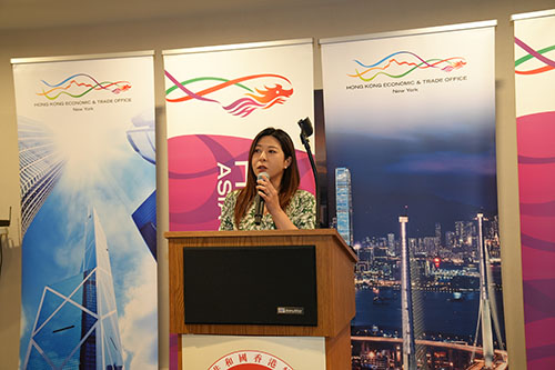 Welcoming guests to the May 19 luncheon event, Director of HKETONY Maisie Ho said Hong Kong's fundamentals remained strong, ranking as the world's largest offshore renminbi business hub; the world's 7th largest merchandise trading entity; 4th in IPO fundraising internationally; and third in the latest Global Financial Centres Index. 