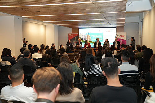 Panellists from Hong Kong and New York explored the future of sustainable and liveable global cities during a fireside chat on October 23.